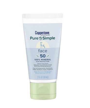 Protector Facial Pure Simple SPF 50 Coppertone