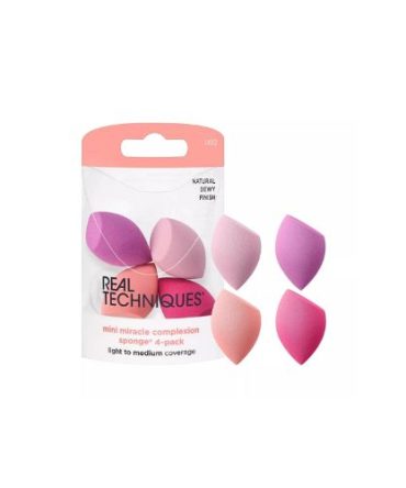 Juego de 4 mini Esponjas Real Techniques
