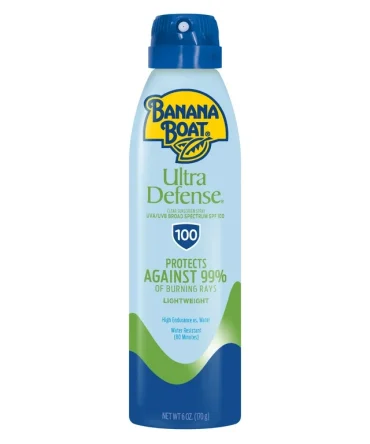Protector Corporal Ultra Defense Clear Spray SPF 100 Banana Boat