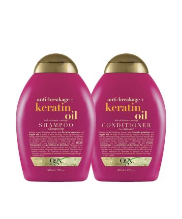 Dúo Shampoo- Acondicionador Keratin Oil OGX