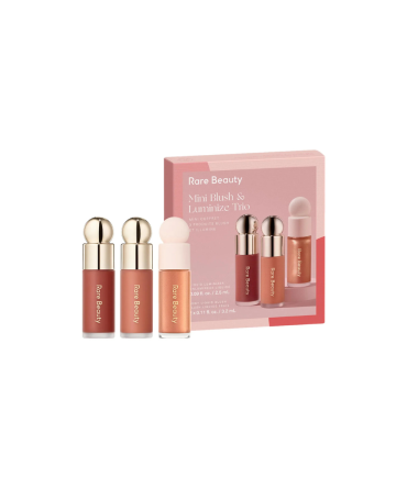Mini Blush e Iluminador Trio Rare Beauty